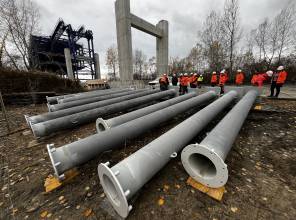 Wizyta robocza na budowie mostu w Stalowej Woli