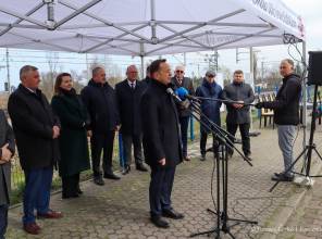 Budowa wiaduktu w Ropczycach