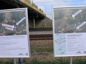 Budowa wiaduktu w Ropczycach