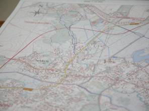 Mapa przedstawiająca lokalizację inwestycji