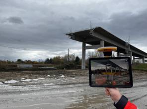 Wizyta robocza na budowie mostu w Stalowej Woli