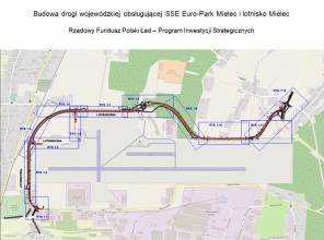 Podpisanie umowy na realizację drogi "lotniskowej" w Mielcu